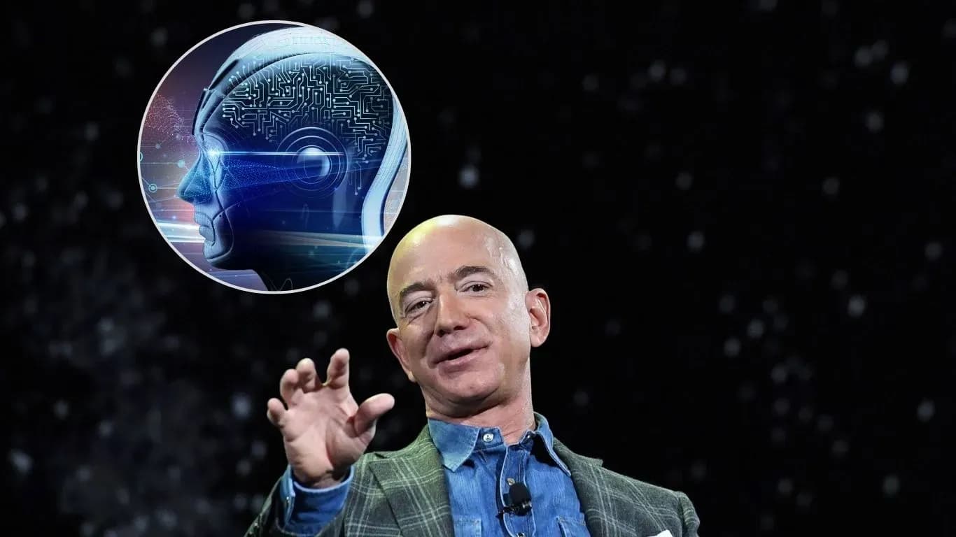 Jeff Bezos llama a la IA una burbuja gigante.